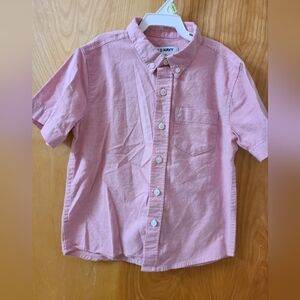 Old Navy Light Pink Kids Button Down Shirt